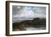 Kneeton Ford, Nottingham, on the Trent, 1884 (Oil on Canvas)-James Orrock-Framed Giclee Print