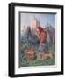 Knelt in Prayer-John Absolon-Framed Premium Giclee Print