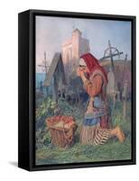 Knelt in Prayer-John Absolon-Framed Stretched Canvas