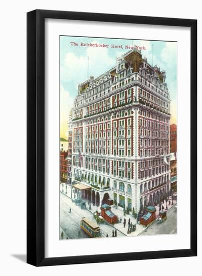 Knickerbocker Hotel, New York City-null-Framed Art Print