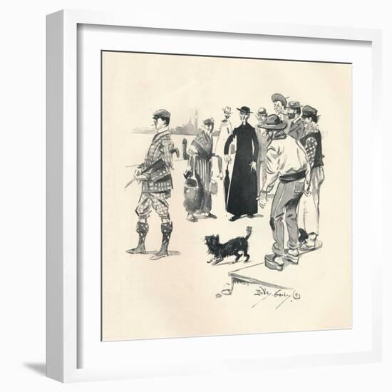 Knickerbockers in Venice', 1893, (1894)-Dudley Hardy-Framed Giclee Print