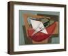 Knife, 1926 (Oil on Canvas)-Juan Gris-Framed Giclee Print