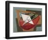 Knife, 1926 (Oil on Canvas)-Juan Gris-Framed Giclee Print