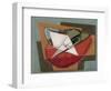 Knife, 1926 (Oil on Canvas)-Juan Gris-Framed Giclee Print