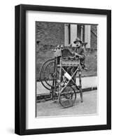 Knife and Scissors Grinder, London, 1926-1927-McLeish-Framed Giclee Print