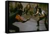 Knife Fight Scene from West Side Story-Gjon Mili-Framed Stretched Canvas