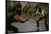 Knife Fight Scene from West Side Story-Gjon Mili-Mounted Photographic Print