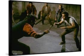 Knife Fight Scene from West Side Story-Gjon Mili-Stretched Canvas