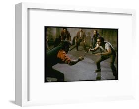 Knife Fight Scene from West Side Story-Gjon Mili-Framed Photographic Print