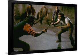 Knife Fight Scene from West Side Story-Gjon Mili-Framed Photographic Print