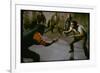 Knife Fight Scene from West Side Story-Gjon Mili-Framed Photographic Print