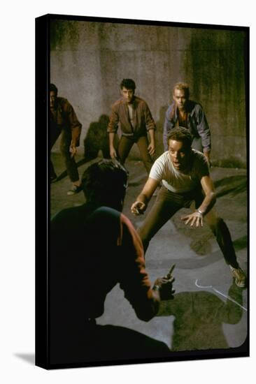 Knife Fight Scene from West Side Story-Gjon Mili-Stretched Canvas