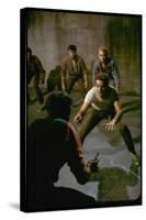 Knife Fight Scene from West Side Story-Gjon Mili-Stretched Canvas