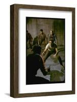 Knife Fight Scene from West Side Story-Gjon Mili-Framed Photographic Print
