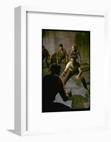 Knife Fight Scene from West Side Story-Gjon Mili-Framed Photographic Print