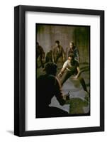 Knife Fight Scene from West Side Story-Gjon Mili-Framed Photographic Print