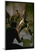 Knife Fight Scene from West Side Story-Gjon Mili-Mounted Photographic Print