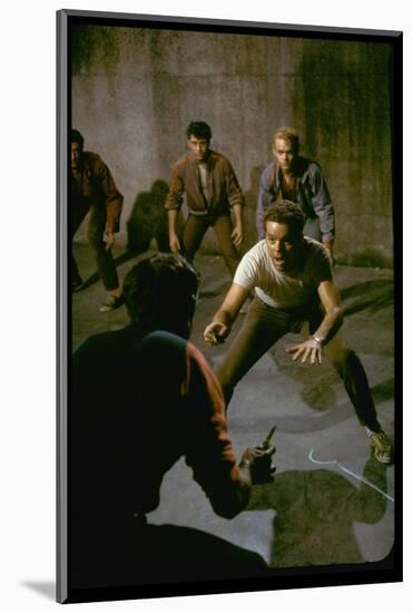 Knife Fight Scene from West Side Story-Gjon Mili-Mounted Photographic Print