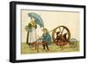 Knife-grinder of Caen-Thomas Crane-Framed Giclee Print