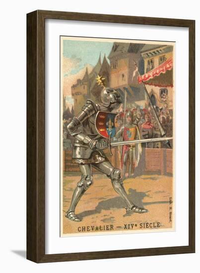 Knight, 14th Century-null-Framed Giclee Print