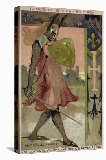 Knight, 14th Century-null-Stretched Canvas