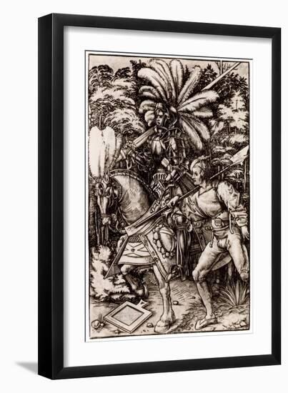 Knight and Halberdier-Hans Wechtlin-Framed Giclee Print