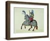 Knight and Horse in Armour, Plate from "A History of the Development and Customs of Chivalry"-Friedrich Martin Von Reibisch-Framed Giclee Print