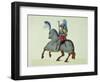 Knight and Horse in Armour, Plate from "A History of the Development and Customs of Chivalry"-Friedrich Martin Von Reibisch-Framed Giclee Print