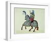 Knight and Horse in Armour, Plate from "A History of the Development and Customs of Chivalry"-Friedrich Martin Von Reibisch-Framed Giclee Print