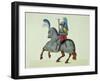 Knight and Horse in Armour, Plate from "A History of the Development and Customs of Chivalry"-Friedrich Martin Von Reibisch-Framed Giclee Print