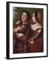 Knight and Lady, Ferrara School-null-Framed Giclee Print