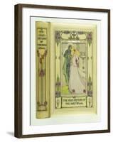 Knight and Lady with Holy Grail-null-Framed Giclee Print