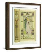 Knight and Lady with Holy Grail-null-Framed Giclee Print