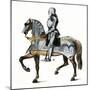 Knight Armed and Mounted, Ready for Battle-null-Mounted Giclee Print