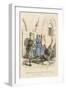 Knight Being Attended to by His Squire and Page, Late 12th Century-null-Framed Giclee Print