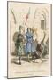 Knight Being Attended to by His Squire and Page, Late 12th Century-null-Mounted Giclee Print