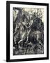 Knight, Death and the Devil, 1513-1514-Albrecht Dürer-Framed Giclee Print