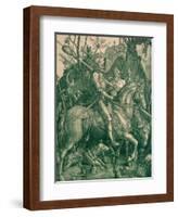 Knight, Death and the Devil, 1513-Albrecht Dürer-Framed Giclee Print