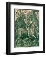 Knight, Death and the Devil, 1513-Albrecht Dürer-Framed Giclee Print