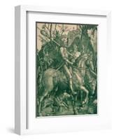 Knight, Death and the Devil, 1513-Albrecht Dürer-Framed Giclee Print