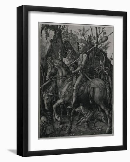 Knight, Death and the Devil, 1513-Albrecht Dürer-Framed Giclee Print