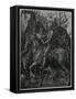 Knight, Death and the Devil, 1513-Albrecht Dürer-Framed Stretched Canvas