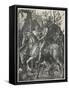 Knight, Death, and the Devil, 1513-Albrecht Dürer-Framed Stretched Canvas