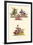 Knight Fighting-H. Shaw-Framed Art Print