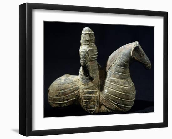 Knight in Armor, Statue, China, Wei Dynasty, 4th and 5th Centuries-null-Framed Giclee Print