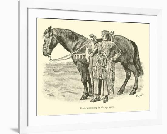 Knight in Armour, 13th Century-Willem II Steelink-Framed Giclee Print