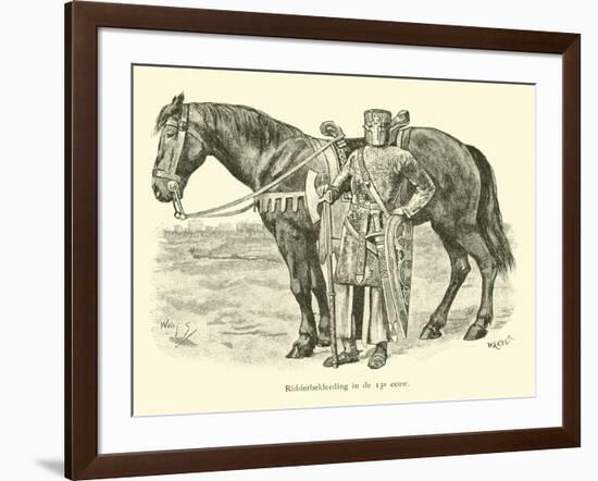 Knight in Armour, 13th Century-Willem II Steelink-Framed Giclee Print