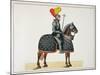 Knight in Armour on his Horse, Plate from 'A History of the Development and Customs of Chivalry'-Friedrich Martin Von Reibisch-Mounted Giclee Print