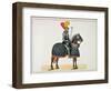 Knight in Armour on his Horse, Plate from 'A History of the Development and Customs of Chivalry'-Friedrich Martin Von Reibisch-Framed Giclee Print