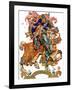 "Knight in Shining Armor,"July 17, 1926-Joseph Christian Leyendecker-Framed Giclee Print